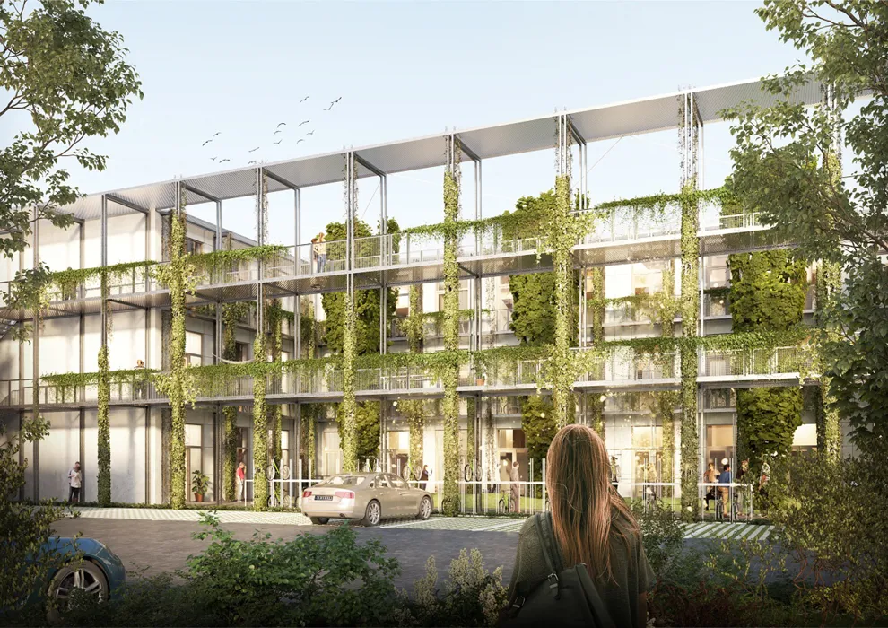 1-værelses lejlighed med fede fællesarealer 12